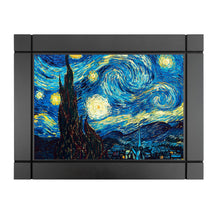 Cargar imagen en el visor de la galería, Cuadro Decorativo De Madera Noche Estrellada Van Gogh