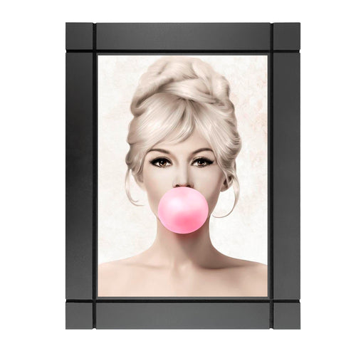 Cuadro Decorativo De Madera Marilyn Monroe Chicle Bubblegum
