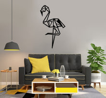 Cargar imagen en el visor de la galería, Cuadro Decorativo Madera Mdf 6mm Tótem Flamingo Geométrico