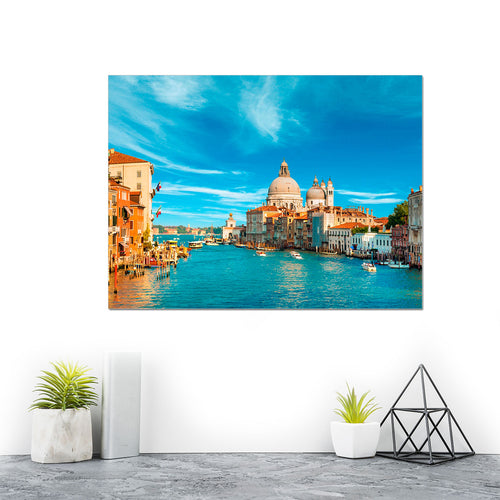Cuadro Canal de Venecia Italia Lienzo Canvas