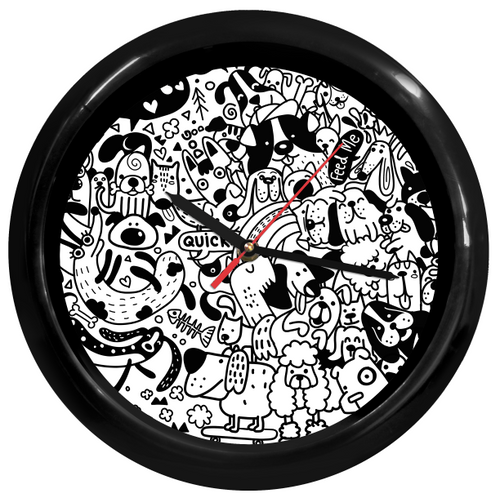 Reloj Decorativo - Perros - Caricatura - Dodos