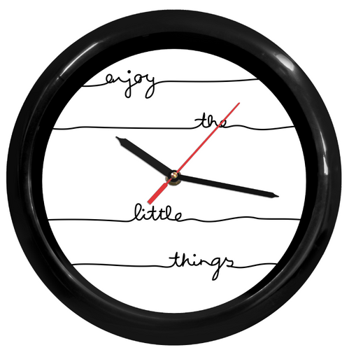 Reloj Decorativo - Enjoy the little things