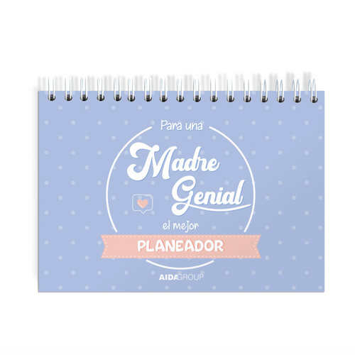 Planeador Organizador Agenda Semanal - Mamá Genial  - Modelo Morado